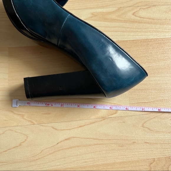 Limited Collection Chunky High Heels Round Toes Tassel Ties Contrast Colours 10A - Picture 11 of 11